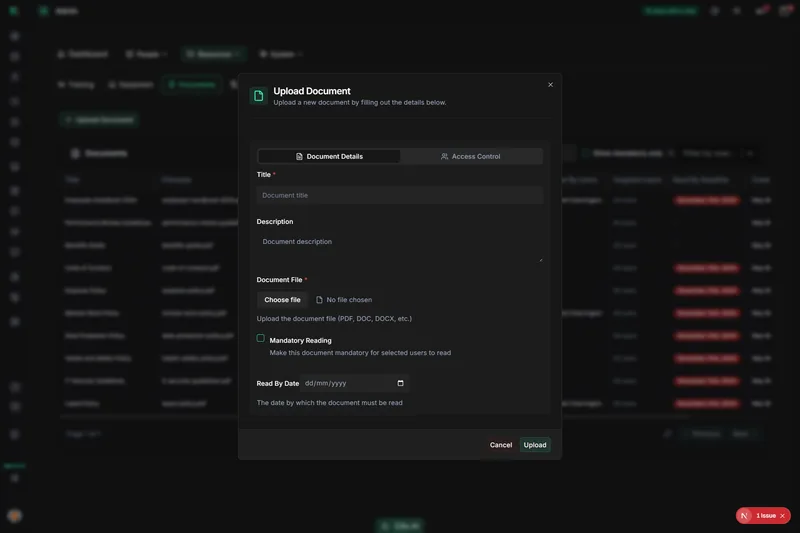 Documents in CitoHR